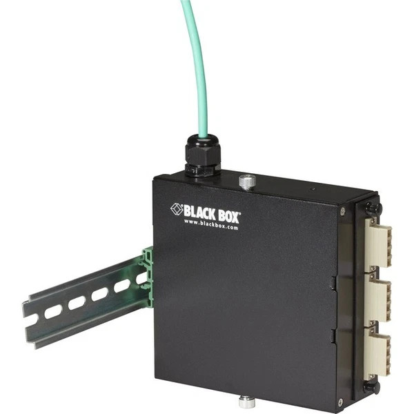 JPM398A | Black Box | Wallmount Mini Din Rail Fiber Enclosure