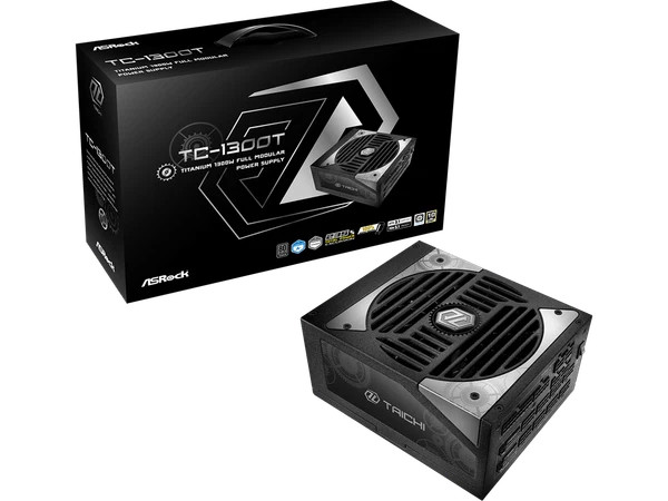 TC-1300T | ASRock | 1300 W ATX3.1 & PCIe5.1 80 PLUS TITANIUM Full Modular