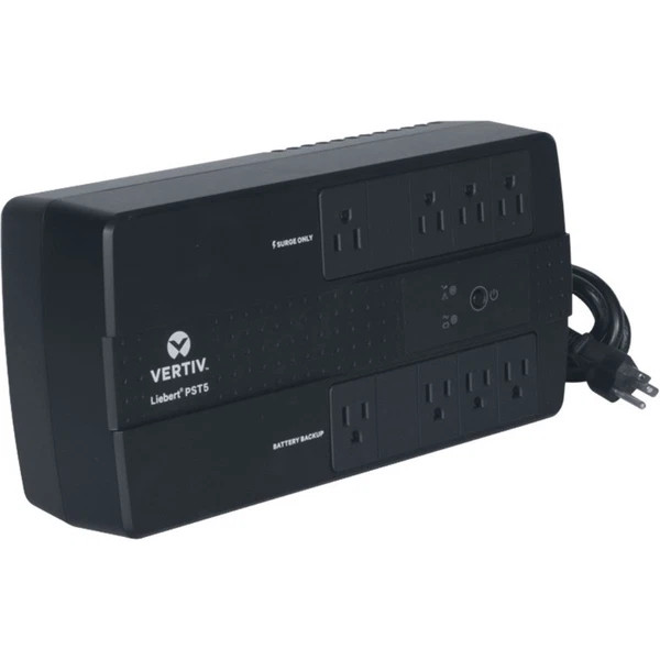 PST5-500MT120 | Liebert | PST5 500VA Battery Backup & Surge Protection 8-Outlet 300W