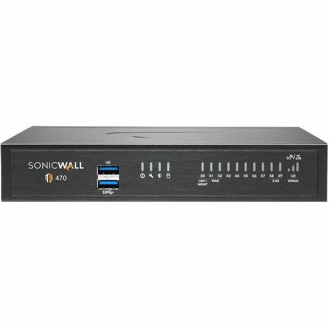 03-SSC-1367 | SonicWall | TZ470 Network Security Firewall Appliance