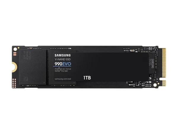 MZ-V9E1T0B/AM | Samsung | 1TB SSD 990 EVO PCIe 5.0 M.2 2280 Solid State Drive