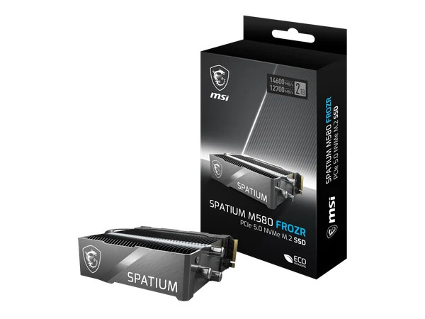 SM580PN2TBF | MSI | SPATIUM M580 PCIe 5.0 NVMe M.2 2TB FROZR Solid State Drive