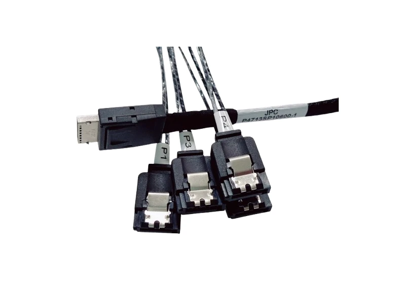 P4713SP10600-1 | AsRock | OCuLinkSFF-8611 (4i) to 4-port SATA 7-pin internal server breakout cable