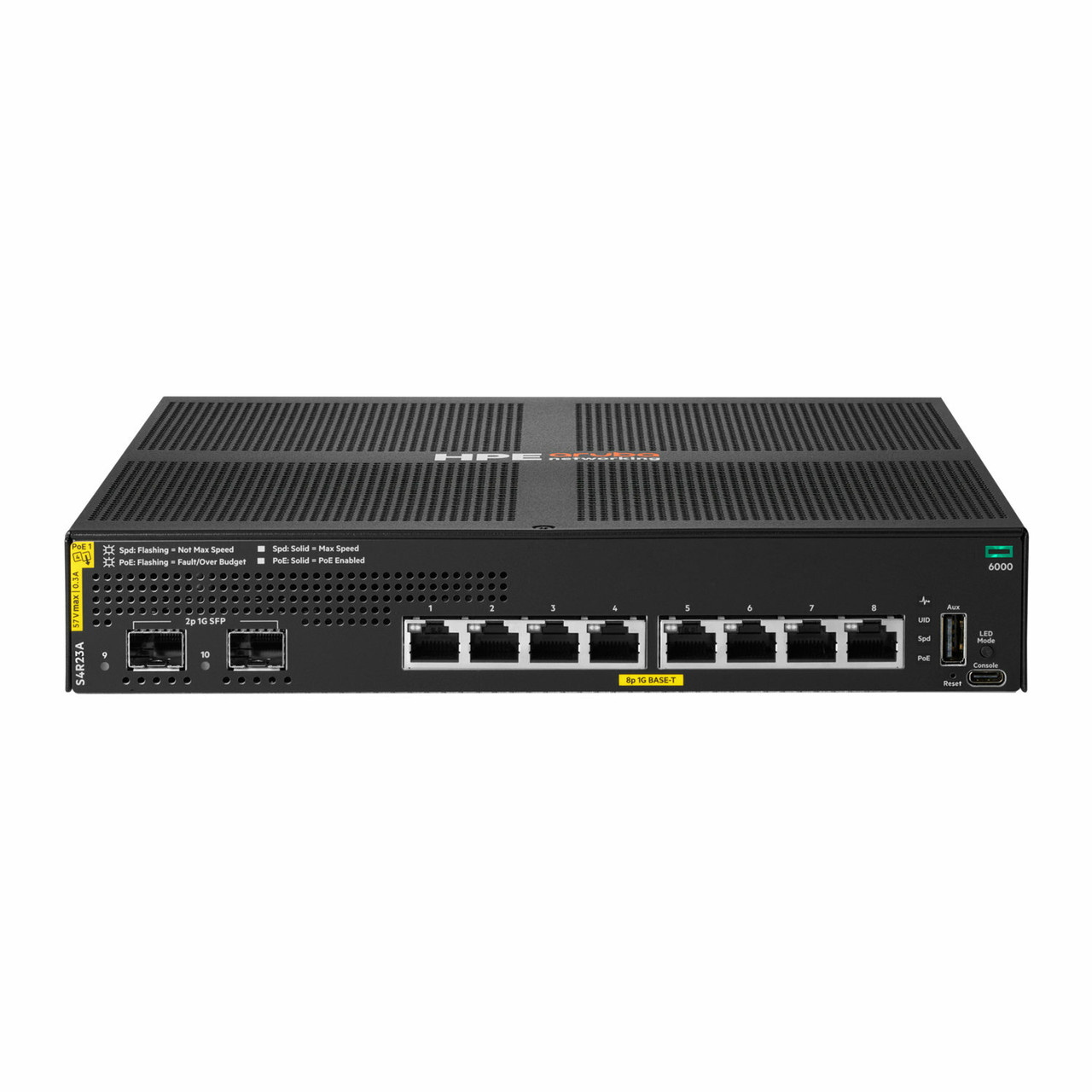 S4R23A#ABB | HPE | 8-Port Multi-Gigabit PoE++ Managed Switch