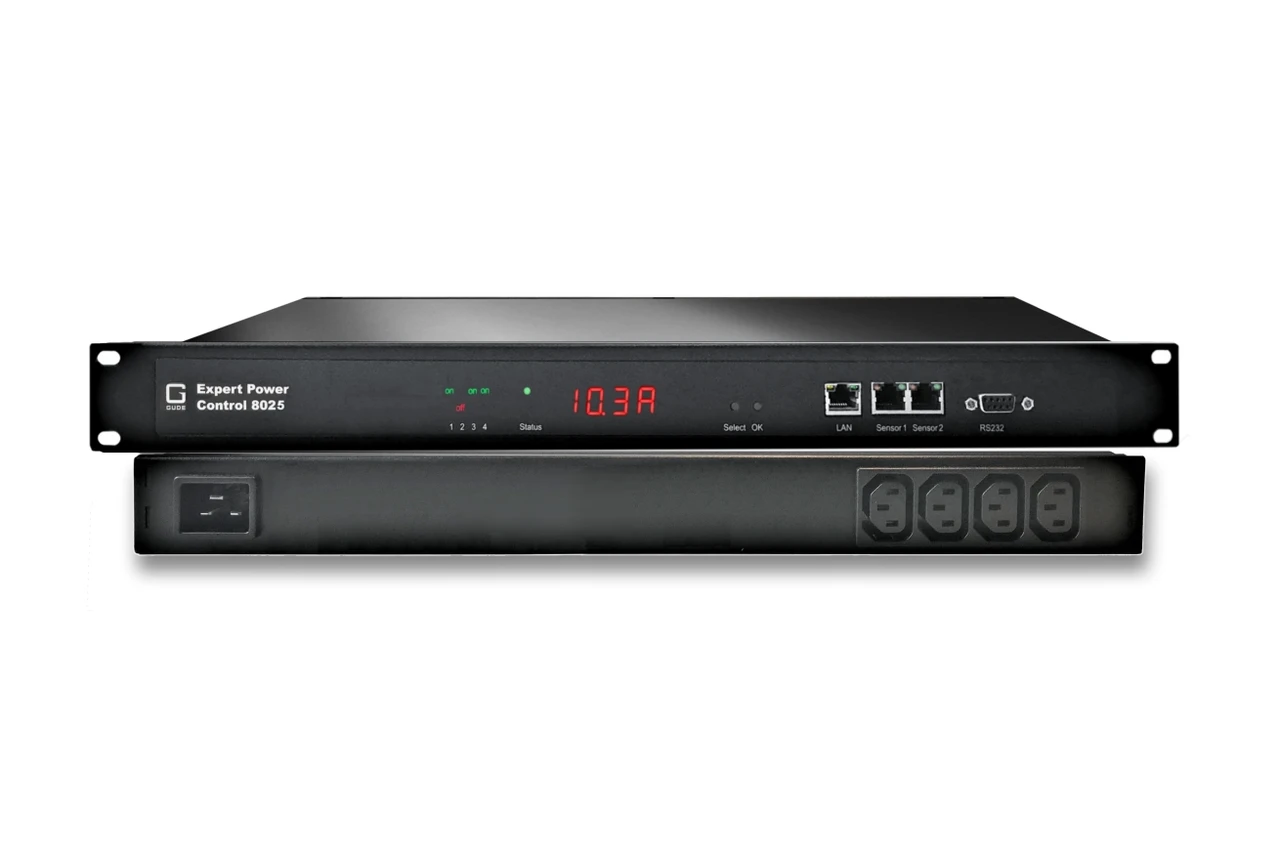 8001-1 | GUDE | 5-Outlet Switched Metered PDU