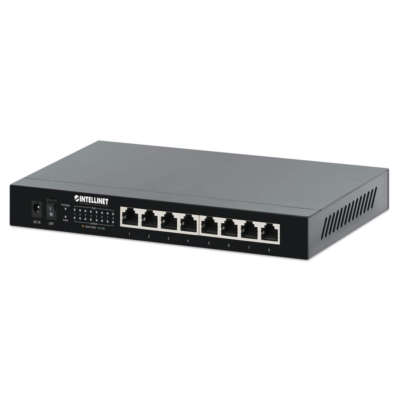 561938 | Intellinet | 8-Port Gigabit PoE+ 2-SFP Switch