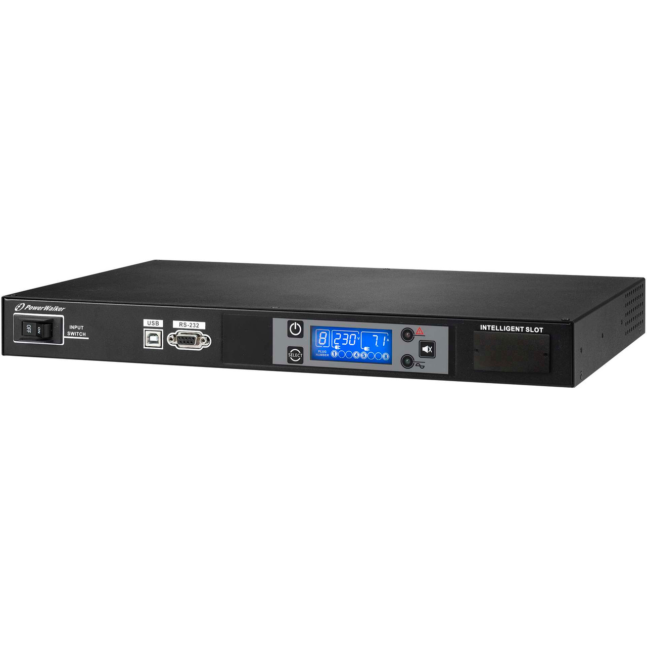 10133001 | BlueWalker | 16A 1U Switched Rack PDU