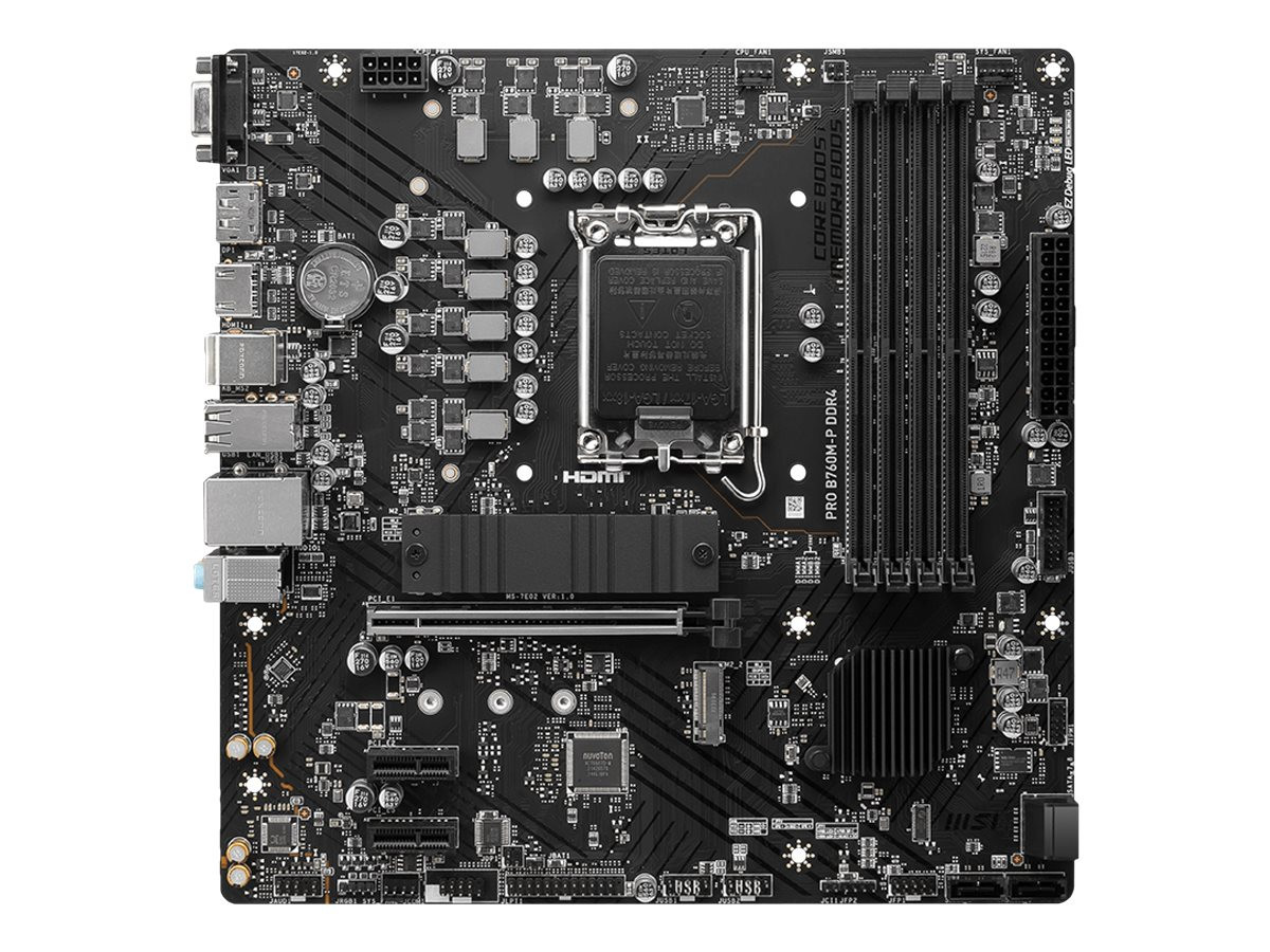 7E02-001R | MSI | B760M-P LGA1700 DDR4 Micro-ATX Motherboard