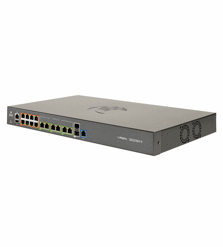 MXEX2016MXPA00 | Cambium Networks | 16-Port Multi-Gigabit PoE Managed Switch