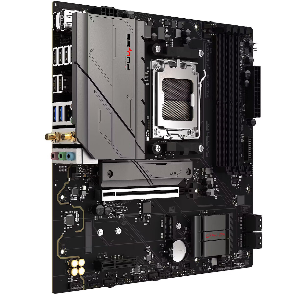 52123-04-40G | Sapphire | B850M AM5 WiFi Micro-ATX Motherboard
