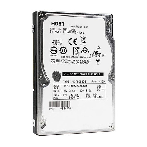 0B24153 | HITACHI | ULTRASTAR C10K600 300GB SAS 6GB/S 10000RPM 64MB CACHE 2.5-INCH HARD DRIVE