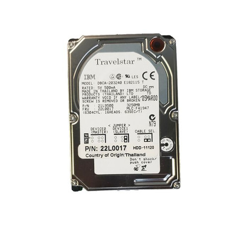 22L0017 | IBM | 3.2GB EIDE HARD DRIVE