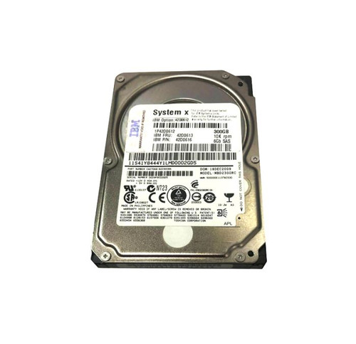 42D0613 | IBM | 300GB 10000RPM SAS 6GB/S HOT-SWAPPABLE 64MB CACHE 2.5-INCH HARD DRIVE