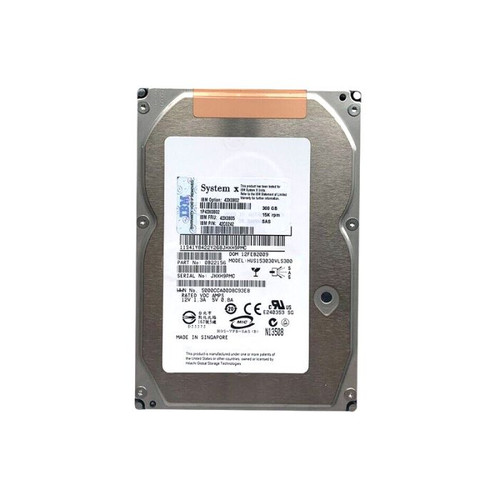 43X0802 | IBM | 300GB 15000RPM SERIAL ATTACHED SCSI (SAS) 3.5-INCH HOT SWAPABLE HARD DRIVE 43X0802 | IBM | 300GB 15000RPM SERIAL ATTACHED SCSI (SAS) 3.5-INCH HOT SWAPABLE HARD DRIVE