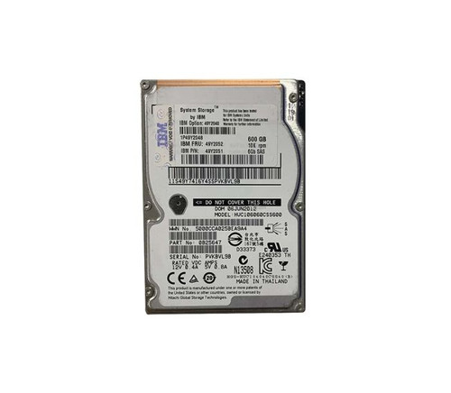 49Y2048 | IBM | 600GB 10000RPM SAS 6.0GB/S 16MB CACHE 2.5-INCH HARD DRIVE