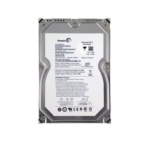 9CA154-304 | SEAGATE | BARRACUDA ES.2 500GB 7200RPM SATA 3GB/S 32MB CACHE 3.5-INCH HARD DRIVE