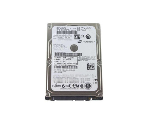 MHZ2080BH | FUJITSU | 80GB 5400RPM 8MB CACHE SATA 3GB/S 7-PIN 2.5-INCH LAPTOP HARD DRIVE