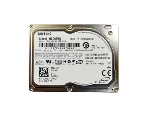 HS06THB/D | SAMSUNG | SPINPOINT N2 60GB 4200RPM PATA 8MB CACHE 1.8-INCH HARD DRIVE
