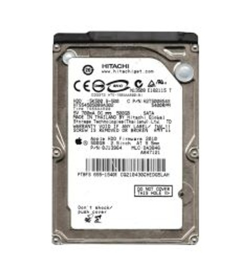 HTS545050B9A302 | HITACHI | TRAVELSTAR 5K500.B SERIES 500GB 5400RPM SATA 3GB/S 8MB CACHE 2.5-INCH HARD DRIVE