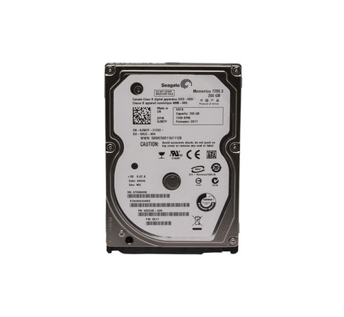 0J587F | DELL | 200GB 7200RPM SATA 2.5-INCHHARD DRIVE 0J587F | DELL | 200GB 7200RPM SATA 2.5-INCHHARD DRIVE