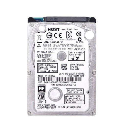 H2T5003272S7 | HGST | TRAVELSTAR Z7K500 SERIES 500GB 7200RPM SATA 6GB/S 32MB CACHE 512E 2.5-INCH HARD DRIVE H2T5003272S7 | HGST | TRAVELSTAR Z7K500 SERIES 500GB 7200RPM SATA 6GB/S 32MB CACHE 512E 2.5-INCH HARD DRIVE