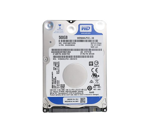 04X3806 | LENOVO | 500GB 5400RPM SATA 6GB/S 8MB CACHE 2.5-INCH HARD DRIVE