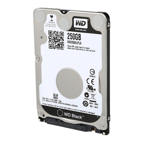 WD2500LPLX | WESTERN DIGITAL | Black 250Gb 7200Rpm Sata 6Gb/S 32Mb Cache (Ce) 2.5-Inch Hard Drive