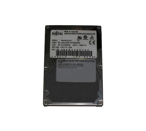 MHA2021AT | FUJITSU | MOBILE 2.16GB 4200RPM ATA/IDE 128KB CACHE 2.5-INCH HARD DRIVE