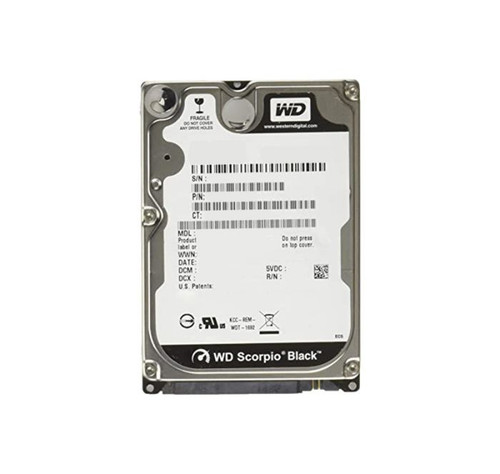 WDC1600BEKT | WESTERN DIGITAL | SCORPIO BLACK 160GB 7200RPM SATA 3GB/S 16MB CACHE 2.5-INCH HARD DRIVE