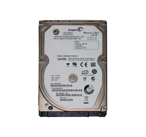 ST9200423ASG | SEAGATE | Momentus 7200.3 200Gb 7200Rpm Sata 3Gb/S 16Mb Cache 2.5-Inch Hard Drive