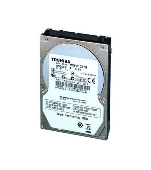 MK6461GSYG | TOSHIBA | 640GB 7200RPM SATA 3GB/S 16MB CACHE 2.5-INCH HARD DRIVE MK6461GSYG | TOSHIBA | 640GB 7200RPM SATA 3GB/S 16MB CACHE 2.5-INCH HARD DRIVE