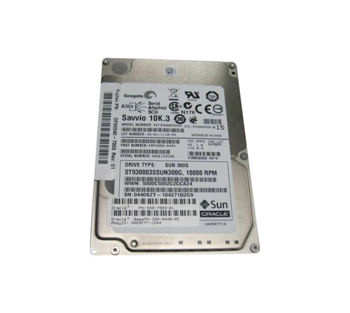 390-0095 |  SUN | 36.4GB 10000RPM FIBRE CHANNEL 2GB/S HOT-PLUGGABLE 3.5-INCH HARD DRIVE