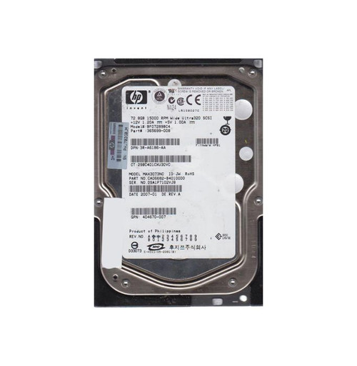 8E36J |  DELL | 36GB 7200RPM ULTR160 SCSI 3.5-INCH HOT-PLUGGABLE HARD DRIVE