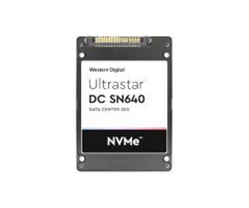 WUS4CB064D7P3E3 | WESTERN DIGITAL | ULTRASTAR DC SN640 6.4TB TRIPLE-LEVEL CELL PCI EXPRESS NVME 3.1 X4 U.2 2.5-INCH SOLID STATE DRIVE