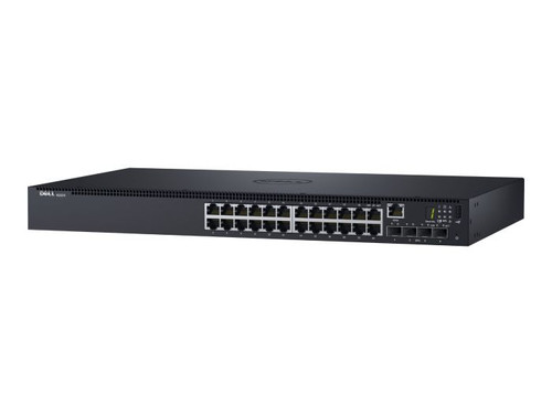 03V8V0 | DELL | Networking N1524 24-Port 24 X 10/100/1000 + 4 X 10 Gigabit Sfp+ Poe+ Rack-Mountable Layer 3 Managed Switch