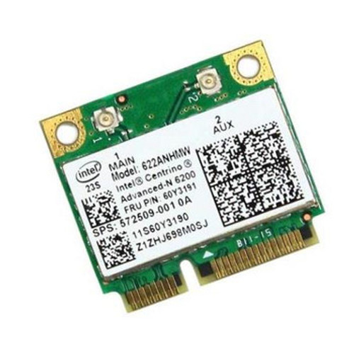 60Y3191 | Ibm | Lenovo Centrino Advanced-N 6200 Half Mini Wi-Fi Card By Intel For Thinkpad X201