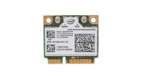 62205ANHMW | INTEL | Advanced-N Centrino 6205 Dual Band 300Mbps 2.4Ghz / 5Ghz Ieee 802.11A/B/G/N Half Mini Pci Express Wireless Network Card 62205ANHMW | INTEL | Advanced-N Centrino 6205 Dual Band 300Mbps 2.4Ghz / 5Ghz Ieee 802.11A/B/G/N Half Mini Pci Express Wireless Network Card