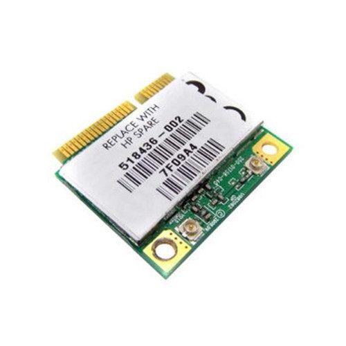 518436-002 | Hp | 802.11A/B/G/N Wireless Wlan Hf Minicard (Medoc) Rest Of World Implementation 518436-002 | Hp | 802.11A/B/G/N Wireless Wlan Hf Minicard (Medoc) Rest Of World Implementation