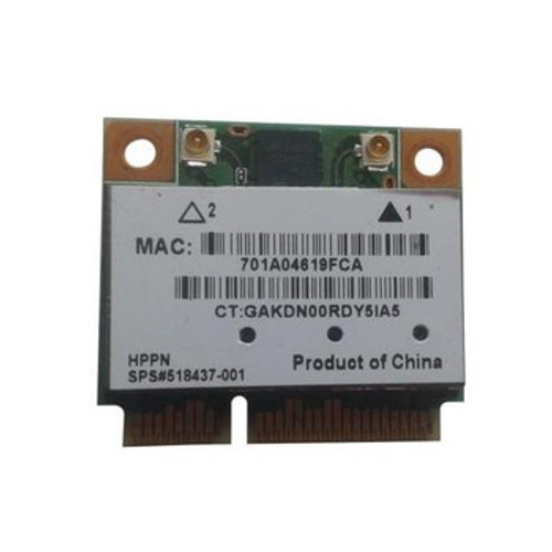 518437-001 | Hp | 802.11A/B/G/N Wireless Wlan Hf Minicard (Md2020) Most Of World Implementation 518437-001 | Hp | 802.11A/B/G/N Wireless Wlan Hf Minicard (Md2020) Most Of World Implementation