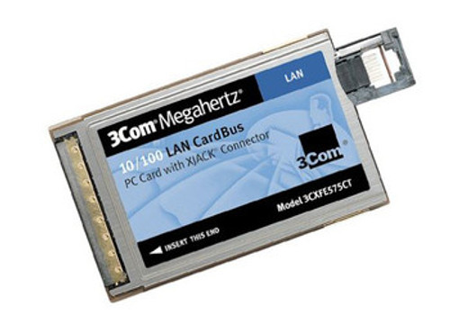 3CXFE575CT-V1 | 3COM | 10/100 Lan Pcmcia Card With Xjack ConNECtor