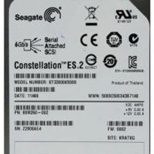 ST33000650SS | Seagate | Dell Constellation Es 3Tb 7200Rpm Sas 6Gb/S 64M