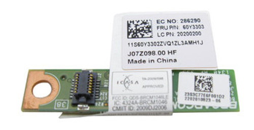 60Y3303-06 | Lenovo | Bluetooth Daughter Card For Thinkpad T430 60Y3303-06 | Lenovo | Bluetooth Daughter Card For Thinkpad T430