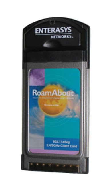 RBTSA-AA | ENTERASYS | Roamabout Wireless 54Mbps Ethernet Adapter Sup-Porting 802.11A/B/G Bridge En Fast En 802.11B 802.11A 802.11G