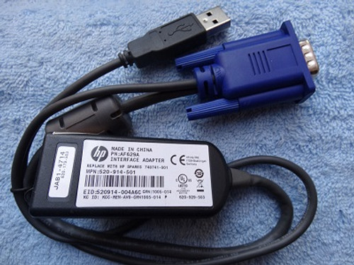 748741-001 | HP | Usb 2.0 Virtual Media Cac Interface Adapter Video/Usb Extender. Refurbished. In Stock.