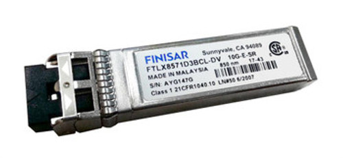 FTLX8571D3BCL-DV | Finisar | 10Gbps 10Gbase-Sr Multi-Mode Fiber 300M 850Nm Duplex Lc Connector Sfp+ Transceiver Module