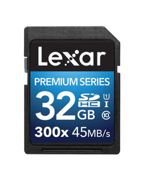 LSD32GBBEU300 | LEXAR MEDIA | 32Gb Sdhc 300X Premium Ii Class 10 U1 Flash Memory Card