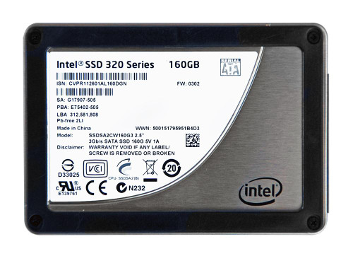 SSDSA2CW160G3 | Cisco |Intel 320 Series 160Gb Mlc Sata 3Gbps 2.5-Inch Internal Solid State Drive (Ssd)