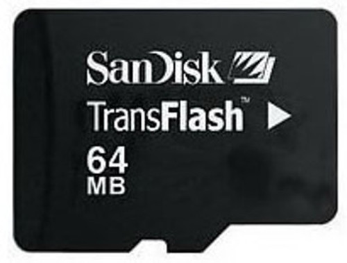 SDSDQ-64R | Sandisk | 64Mb Transflash Microsd Secure Digital Flash Memory Card