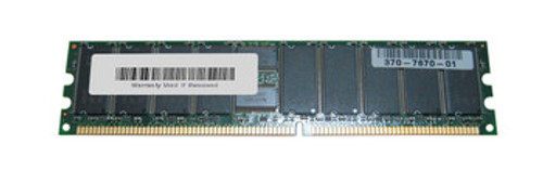 370-7670-N | SUN | 512Mb Ddr Registered Ecc Pc-2700 333Mhz 1Rx4 Memory 370-7670-N | SUN | 512Mb Ddr Registered Ecc Pc-2700 333Mhz 1Rx4 Memory