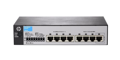 J9800A | Hp | 1810-8 V2 8-Ports Rj-45 10/100Base-Tx 10/100/1000Base-T Managed Fast Ethernet Rack-Mountable Desktop Switch